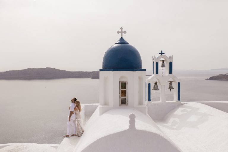 santorini elopement videographer