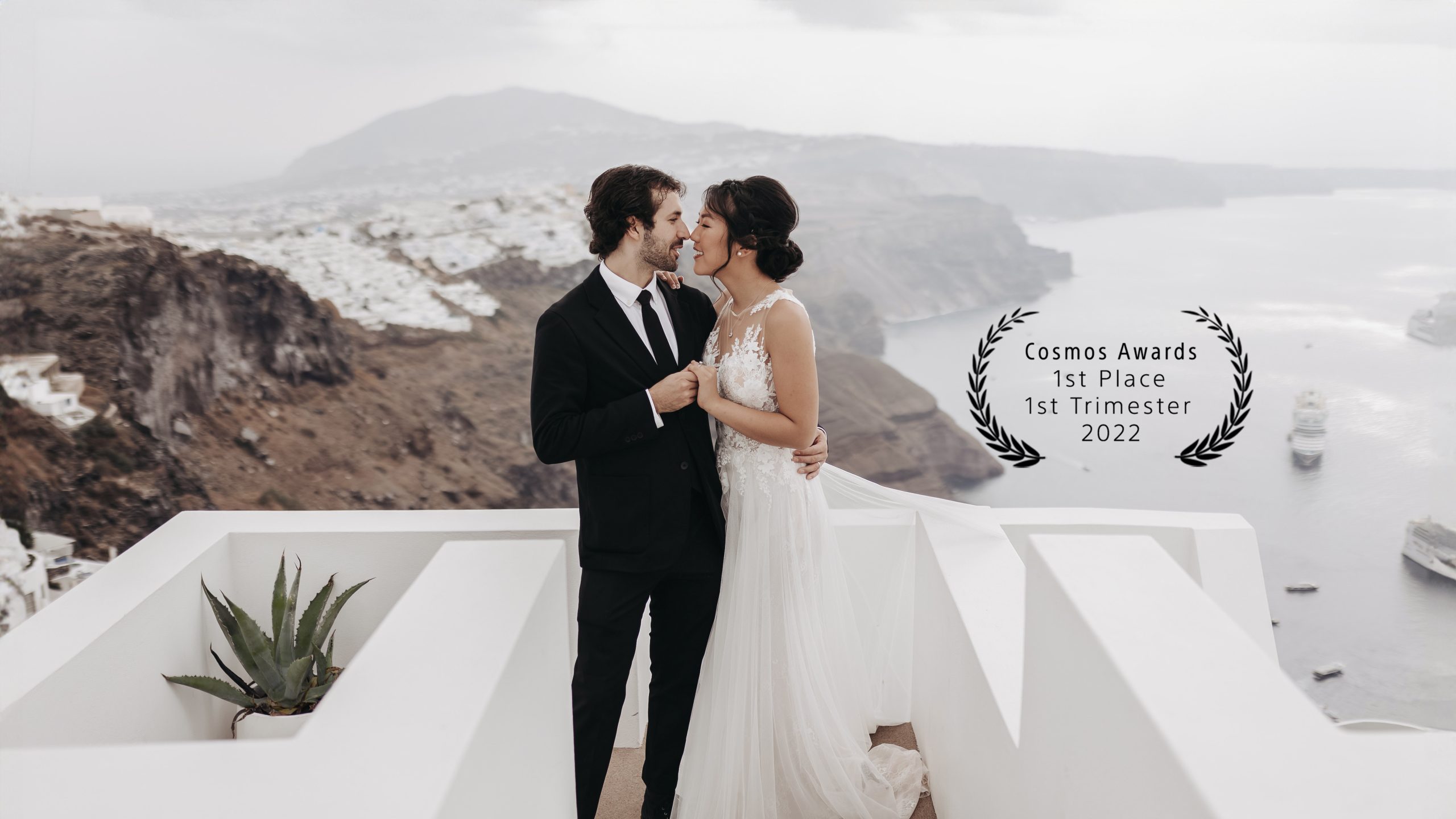 elope in Santorini