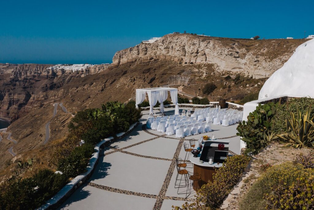 Wedding venues in Santorini